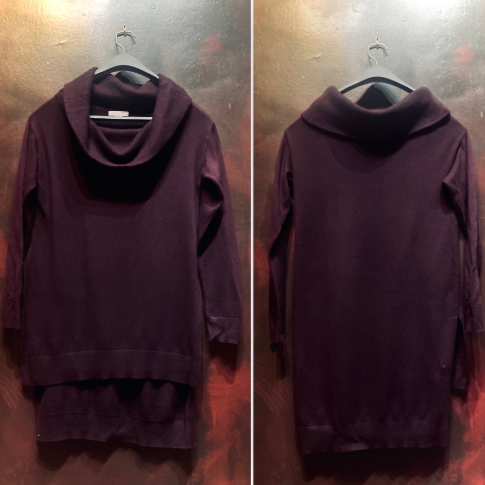 New York & Company Sleeved Tunic Sweater